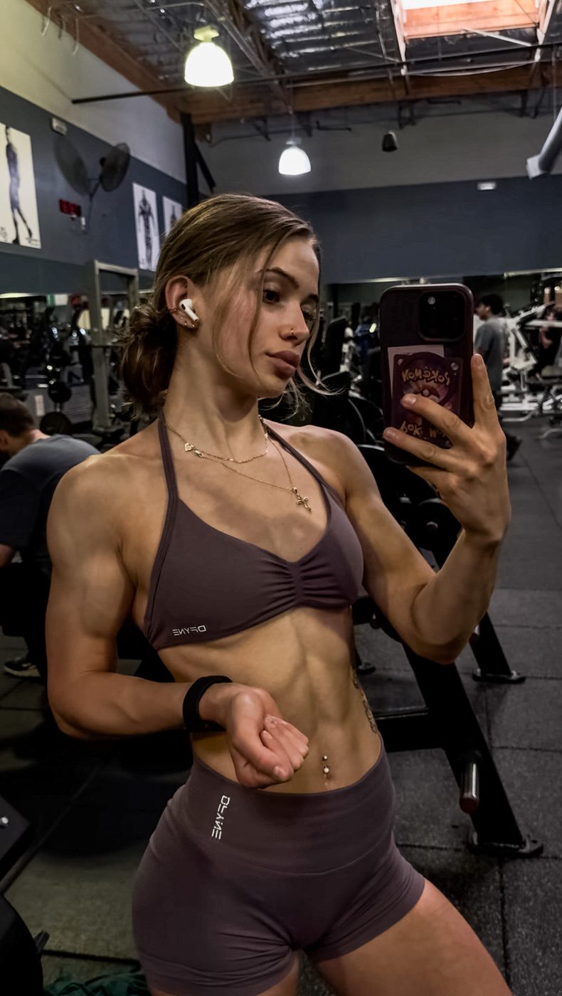Same client after coaching — leaner and stronger